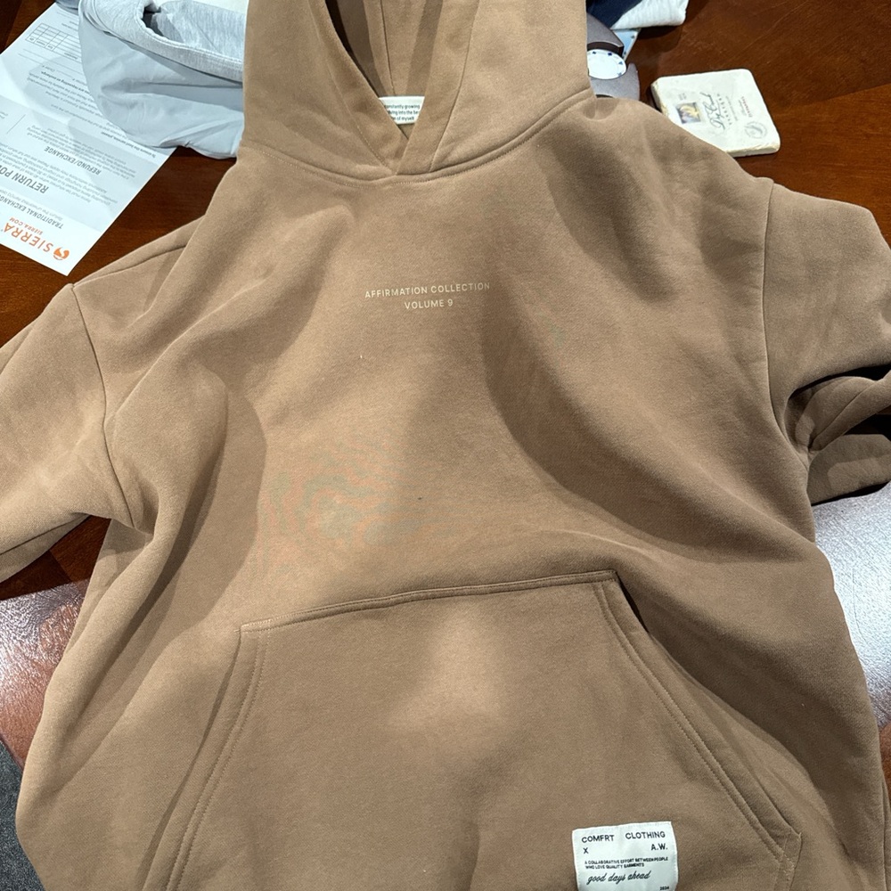 Comfy Clothing Brown Hoodie